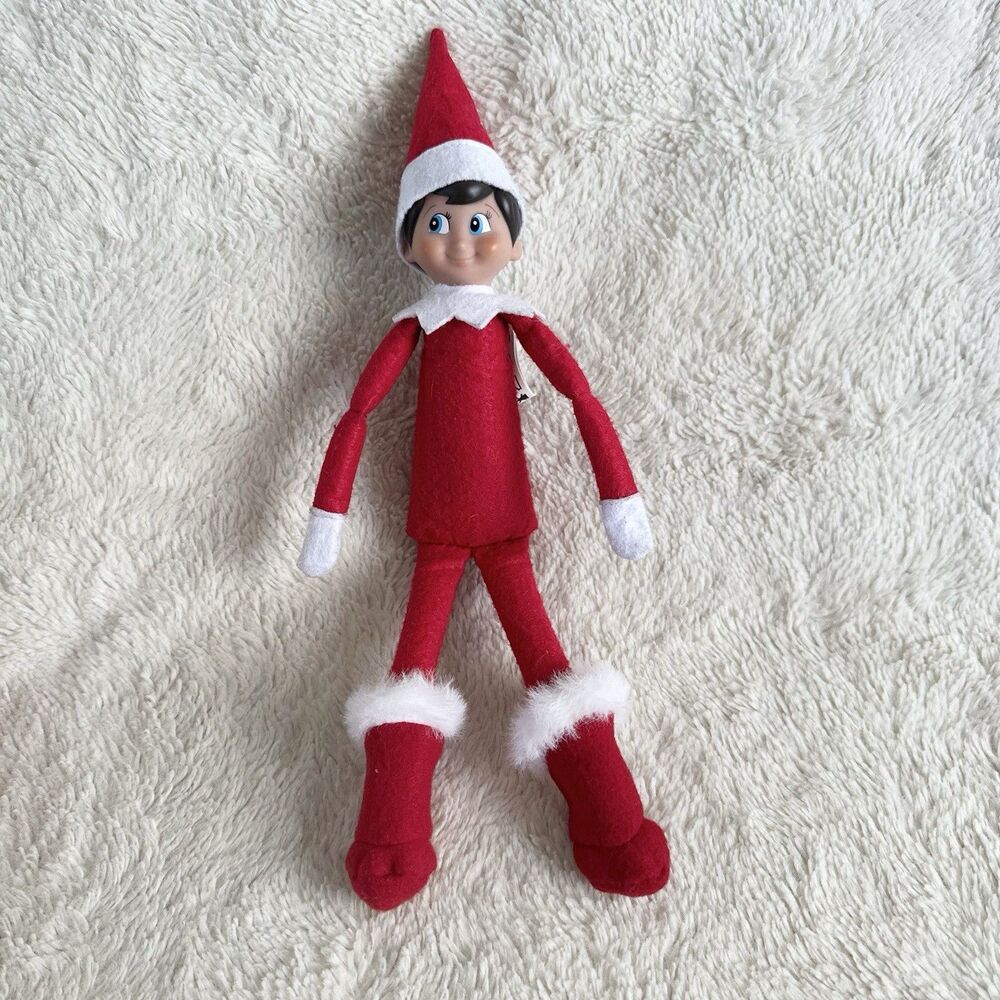 Lumi Stella Elf On The Shelf Plush Doll Red Hat Boots Hard Face 13” Christmas